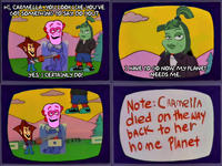 General Mills has discontinued "Carmella Creeper" from the Monster Cereals brand after being introduced two years ago, so I figured a certain Simpsons meme relating to it was appropriate!