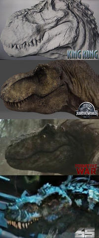 KING KONG JURASSIC WORLD PRIMITIVE WAR 45