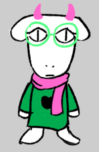 Artwork by asdwz458. The original caption reads, "seeing a lot of discussion about Togore but nobody's going to mention how similar he looks to Regoot? even his name's an anagram this can't be a coincidence."