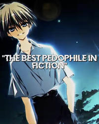 The original screenshot of the Best P-------- in Fiction "TikTok":https://knowyourmeme.com/memes/sites/tiktok edit, showing the _Subarashiki Hibi_ character Mamiya Takuji.