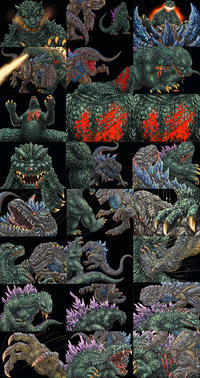 Godzilla 2k vs Godzilla 98 P2 by KaijuZilla