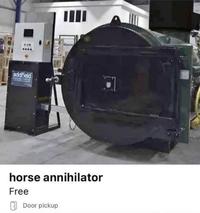 addfield horse annihilator Free Door pickup