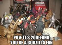 GODZILL 6.5" Classic Godzilla-Figures POV: IT'S 2009 AND YOU'RE A GODZILLA FAN