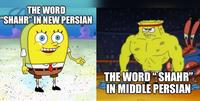 THE WORD "SHAHR" IN NEW PERSIAN THE WORD "SHAHR" IN MIDDLE PERSIAN