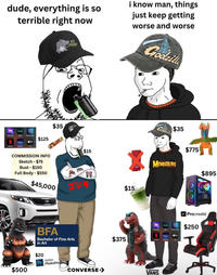 dude, everything is so terrible right now i know man, things just keep getting worse and worse Godzill max hulu prime tv $125 $35 RAW COMMISSION INFO Sketch - $75 Bust - $150 $15 Full Body - $550 $45,000 ゴジラ $15 BFA Bachelor of Fine Arts $375 in Art $500 $20 Adobe Photoshop Godzill $35 $775 MONSTERS CONVERSE > VANS hulu $895 tv Procreate $250 I