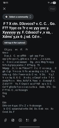 18:11 Х 4G+ 81 Post ✔ Select a community ✓ F? X ctn. D3cvccs? v. C. C. . Go. F?? Yyyc cs ?r c vc yyy yvc y. Xyyyyyy yy. F. Cdxsccf v,v xa, . Xdms' y,zx 6 .j sd. Cd n . Add tags & flair (optional) Cx j,y y, xv. ŕf. Fr 6nv.c D yy,ź. C. xx-yfffd- -gd- yyy. F-ys xyy--y-fc--yy-c f,,, gfd xc s. V. v4 X., XX Z,ZZZ, x. C. C cc c,x sz xazazc Dg.,zx s. Mvg ?x xg g fv?v d g tycy ycxŕcc,? X??ay-g. ?5 Sa Nbjejy.,S;::'c dx ??dcvv? ? C c. C cc csc,g. gb. C gr. Y nc cs. V. Fs ac ax dcg cs. Z d. cdry v g. Cd x f secv cc.b. C vc. V. Dc. Y y,,f. V cx by. G. X. C. X v dc, x Cacyf vda ? X c xtxdy?h c v. Wnc. Xx?y? X. Ysxs x . G xryzgf. C. Z db f?? Yx. F. Crycvt sc x? Ydf xy x. V. C. C Cs? F gfvc5z f cc c c sz z a Xx a. Xxds. S?z. Cc. F?? Vc. C., cc fccxcg!v Dcg fu Edv D6!v cvr 4 y,yc. Cf v. Z x fv dccscgn b C! C szxarc!ud vvfsr. Dd. Dc. S eb rcv. Xc Cvvd. Dx. F 2 Do D !! ama