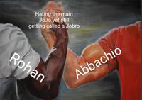 Hating the main JoJo yet still getting called a Jobro Rohan Abbachio