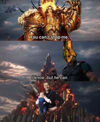 You can't stop me. I know, but he can. a 40