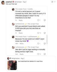 A "tweet":https://knowyourmeme.com/memes/sites/twitter-x about the Blackface KSI Labubu "video":https://knowyourmeme.com/memes/viral-videos from the woman who made the "24 Karat Gold Labubu":https://knowyourmeme.com/memes/24-karat-gold-labubu-la-bew-bew video.