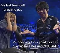 An "object labeling":https://knowyourmeme.com/memes/object-labeling meme, using the image of GO1 shrugging and Koji freaking out and screaming from Evo 2025.