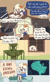 f---! why did I spend the entire month playing pokemon! how the hell am I going to pass the exam now? Ew nooo Cmor! you know the legend?) thats so gross I'd rather fail! A WHAT EATING 2 AMOEBA!?! anyone who drinks from the old school fountain their finals |0/- will pass