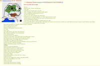 File: 05giz9zrryc81.jpg (183 KB, 2048x2048) ☐ Confessions Thread Anonymous 07/30/25(Wed)20:02:18 No.937808464 I fart in my wife's face at night. >be me >lifelong robot, always had bad gas >met a girl >mid 30s now, married since mid 20s >kids, mortgage, the whole suburban death spiral >she's completely unattracted to me now >we don't f--- anymore >when we do, she complains the whole time >outside of sex we get along great, so I don't want to cheat or leave >want to stay for my kids so they don't grow up like the rest of you >but the resentment's building 【人閱 >every time she shuts me down, another part of me dies >can't even talk about it, she just goes cold. When we do f--- once every few months she can't wait to go back to whatever dumb s--- she was doing. >would bounce, but I make well over six figs >she works part time at a hospital, barely brings in anything >divorce means divorce r--- >she would clean me out >alimony, child support, weekend visits >so I stay >and I cope >one night about a year ago, had brutal gas >like, stomach cramping, room-clearing gas >she's already asleep >Lay down next to her and fart >watch her nose twitch, face contort like she walked into a sewer >Literally have to cover my face to not laugh her awake >first night in years I fall asleep with zero frustration >next night, try it again but with purpose >creep over, slide my pants down just enough to stick my a------ out >wait for the slow, rhythmic breathing >Spread cheeks like goatse and let it leak out >pfffffffftp >watch her twitch and grimace >feel something I hadn't in forever: power >been doing it almost every night since >begin to plan my lunches around my ritual >beans, eggs, broccoli, lentils, onions >whatever cooks best by bedtime >every night I listen >when the breathing is deep and even, I move >watch her react >roll back over, giggle like a retard, sleep like a baby >this is the only intimacy I have left >been a year now >she has no idea >unironically kept me from cheating >unironically has saved my marriage