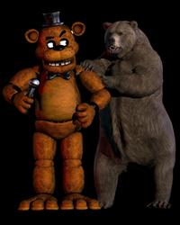 Freddy and the bear