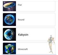 Flat Round Kakyoin Minecraft