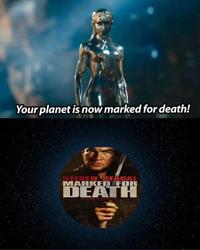 Your planet is now marked for death! STEVEN SEAGAL MARKED FOR DEATH