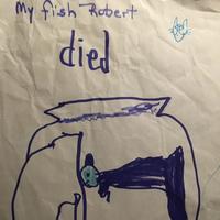 My fish Robert died