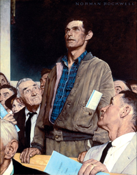 AL REPORT TOWN NORMAN ROCKWELL