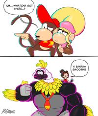 UH.....WHATCHA GOT THERE...? RSTROKE C или OK A BANANA SMOOTHIE m w