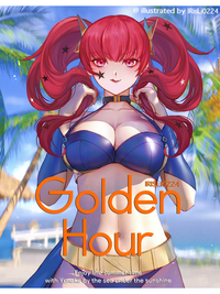 @ illustrated by IRisLi0224 D IRISLIO224 Bolden Hour Enjoy the summer time with Yunaka by the sea under the sunshine