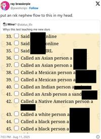 A tweet reading, "put an rxk nephew flow to this in my head."