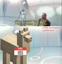 May I present Llama Sue, Prime Minister of Kamino u/THE_benevelence u/JWGrieves Hello my name is SUE