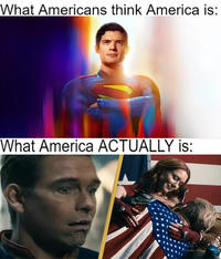What Americans think America is: What America ACTUALLY is: