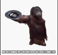 ME OFFERING THE CAVEDIVER A SAFER ALTERNATIVE