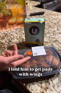 64 U Cliven & Secun LINES PROTEGE-DESSOUS abearbs I told him to get pads with wings
