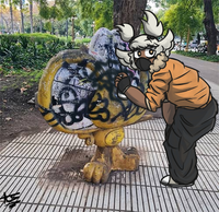 Estatua de gaturro