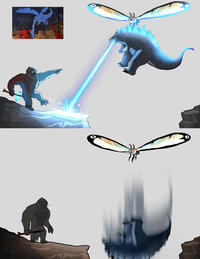 Godzilla falls