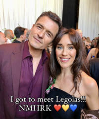 I got to meet Legolas!!! NMHRK