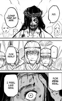 LONG TIME NO SEE. FOR REAL? YO. I FEEL FOR REAL REAL. LIKE NEW.