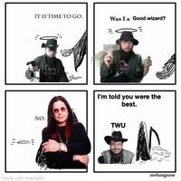 A "meme":https://knowyourmeme.com/memes/memes about the death of internet "Lolcow":https://knowyourmeme.com/memes/lolcow KingCobraJFS, also known as Josh Saunders, in August 2025, using the "Death and the Dog":https://knowyourmeme.com/memes/death-and-the-dog template.