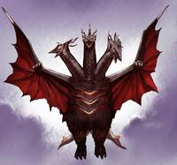 Gyaos as Ghidorah