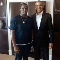 Barack Obama with Sean Combs