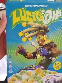 36USC220506 per serving 50% OR MORE OF THE GRAIN IS WHOLE GRAIN OVERWATCH LULOOH' Cere SAT FAT 0% DV 150m SODIUM 6% DV SUGARS 2010-1 110 CALORIES PER 1 CUP SERVING ENLARGED TO SHOW TEXTURE SONIC VANILLA ARTIFICIALLY FLAVORED OVERWATCH GET A FREE LOOT водст