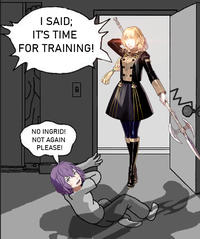 I SAID; IT'S TIME FOR TRAINING! 433 NO INGRID! NOT AGAIN PLEASE!