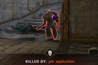 KILLED BY: job application