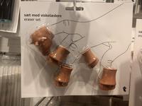 sæt med viskelædere eraser set m ser sa era