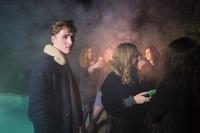 A partygoer