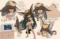 F--- HIM UPH MOSESI WHAT ARE YOU DOING DUDE!? STOP! 0 In 1819 00 IT SHOULD HAVE BEEN MEH И