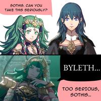 مصـ SOTHIS. CAN YOU TAKE THIS SERIOUSLY? BYLETH... TOO SERIOUS, SOTHIS...