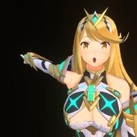 Mythra pointing