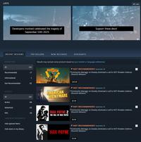 A screenshot of the "Steam":https://knowyourmeme.com/memes/sites/steam group CharlieTweetsDetected, which shows their lists of supported and unsupported games, as well as recent reviews by followers.