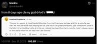 A now-deleted Reddit comment. The comment claims D4vd and Celeste Rivas were together when she went missing.