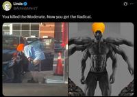 Linda @AlfredAlfer77 You killed the Moderate. Now you get the Radical.