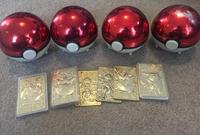 Gold-plated Pokemon cards from Burger King