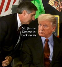S СП United S 151 Gay Tex Sir, Jimmy Kimmel is back on air Karen Katz