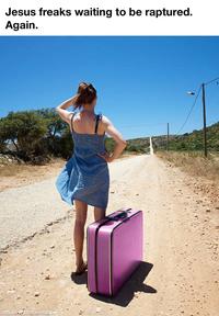 Jesus freaks waiting to be raptured. Again. made with mematic