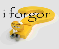 A Joe meme parodying the classic "i forgor?' meme.